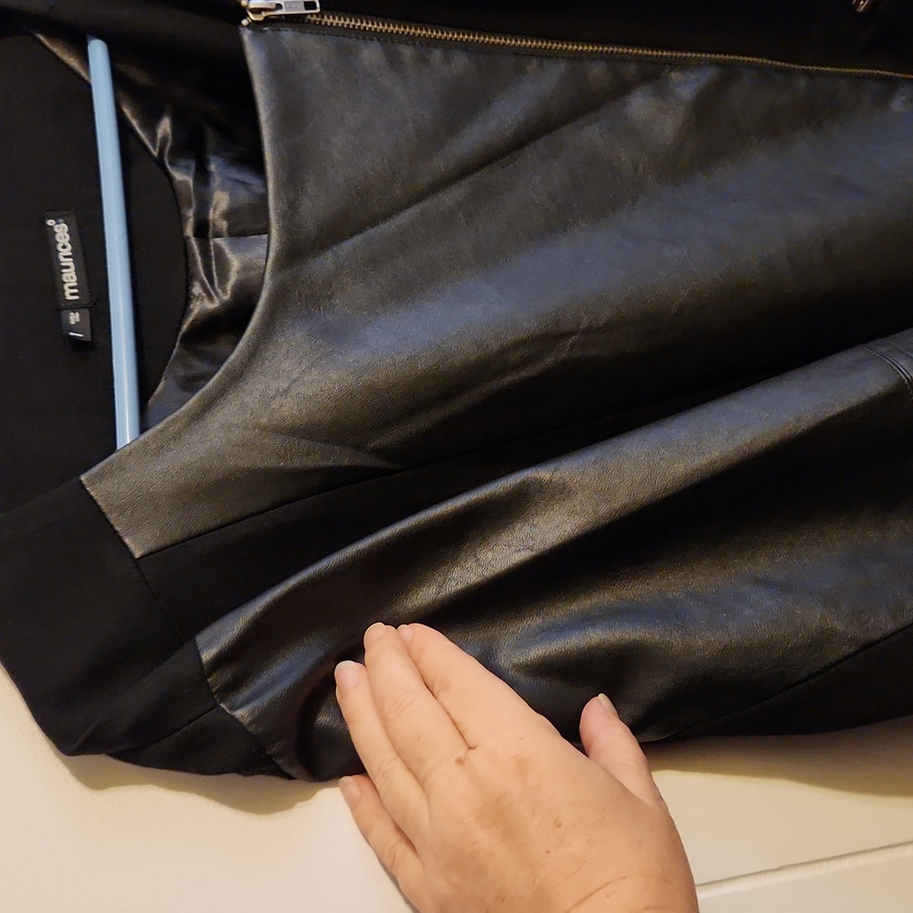EUC Maurices Moto Jacket Sz 1X - Picture 10 of 15